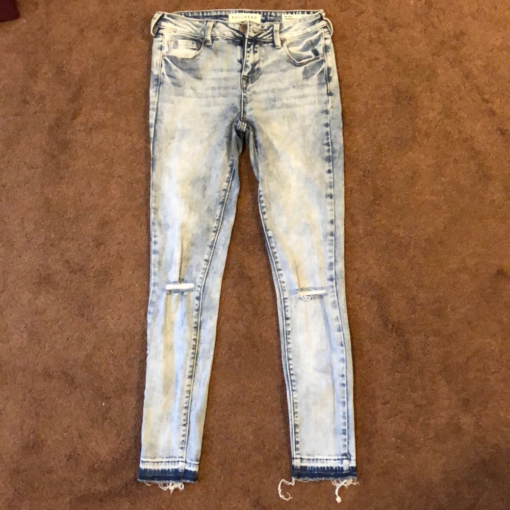 Acid wash jeans